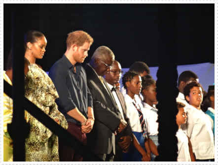 Attended by Prince Harry and Rihanna